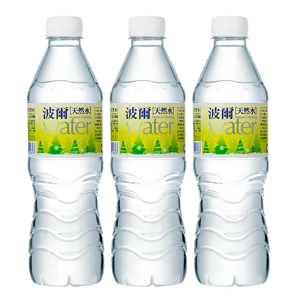 【金車】波爾天然水綠標600mlx3箱(共72入)