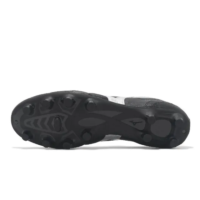 【MIZUNO 美津濃】MORELIA II CLUB成人足球釘鞋 黑銀 P1GA241603