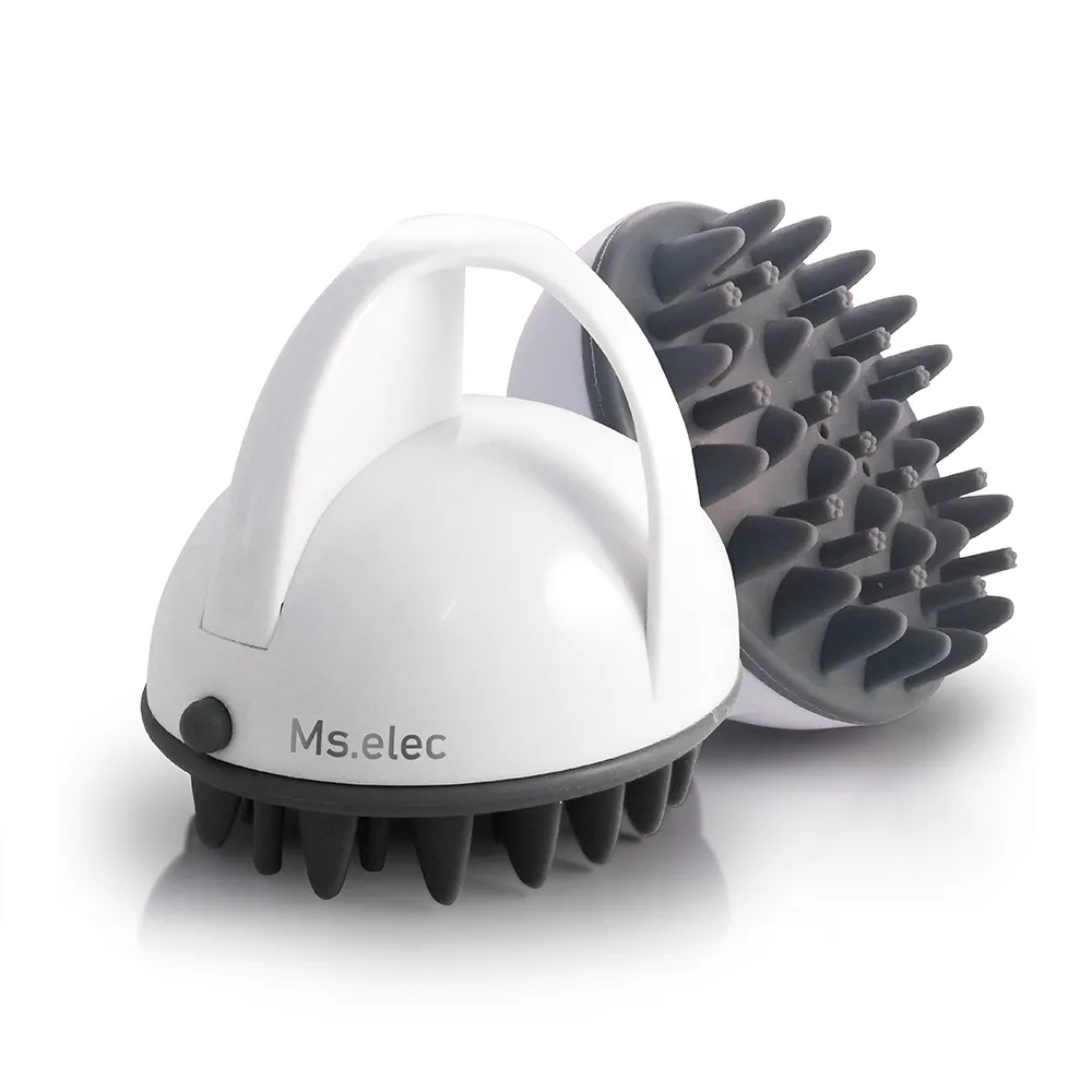 【Ms.elec 米嬉樂】頭皮護理按摩器 SH-002(電池式/頭皮按摩器/震動按摩)