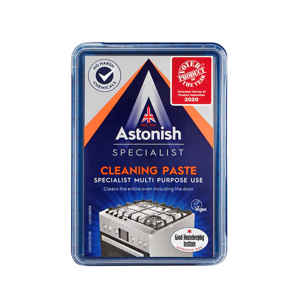 【Astonish 英國潔】速效廚房萬用去汙霸1盒去焦垢 鍋具清潔 鍋底除焦 除垢 除鏽 去垢 去鏽(450gx1)