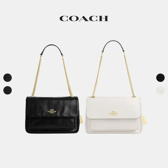【COACH】蔻馳官方直營 ELODIE 斜背手袋 斜背包 側背包 斜挎包-多色任選(CCF09/CCF10/CCZ62)