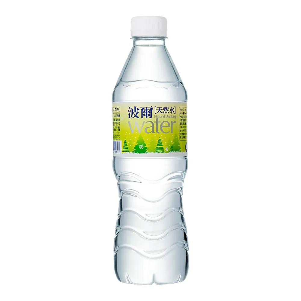 【金車】波爾天然水綠標600mlx24入/箱