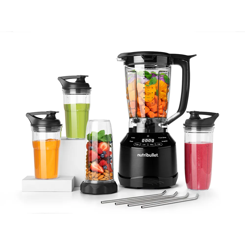 【nutribullet 紐粹樂】絕版品特惠！1500瓦SmartTouch強效營養瞬萃調理機NBT-15（打熱食/破壁機/momo獨家）