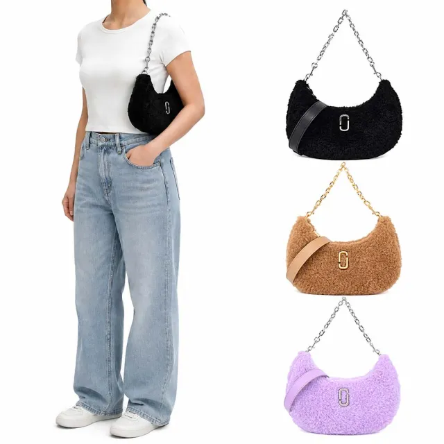 【MARC JACOBS】THE TEDDY CURVE 泰迪鏈帶手提/肩背包(多色選)