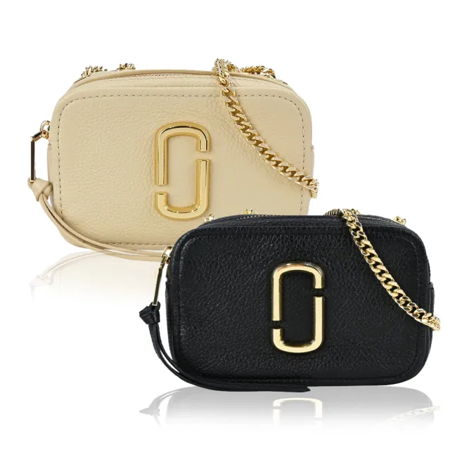 【MARC JACOBS】THE GLAM SHOT 21 牛皮雙層鏈帶相機包(多色選)