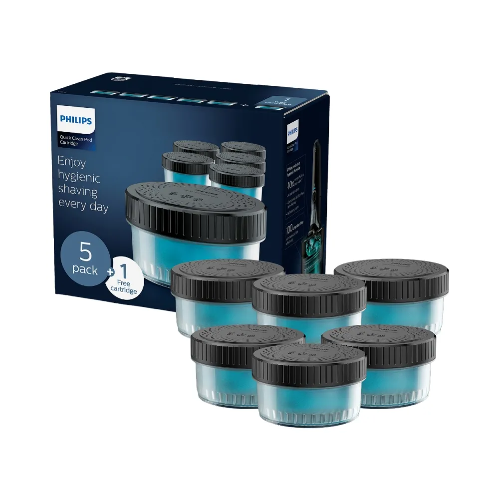 【Philips 飛利浦】CC16/51 智能清洗座專用清潔液6入組 (S5000 S7000 S9000系列適用/官方直營)