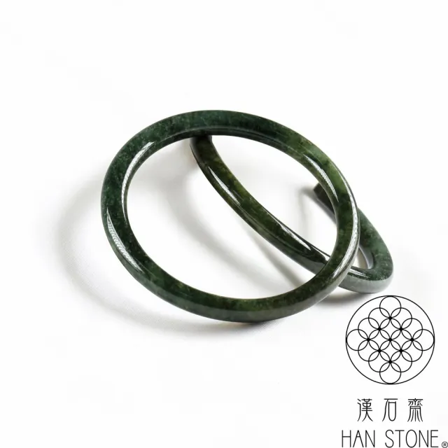 【漢石齋】天然翡翠A貨 細圓條手鐲玉鐲 深藍水種飄花帶黃翡(版寬6mm以上)