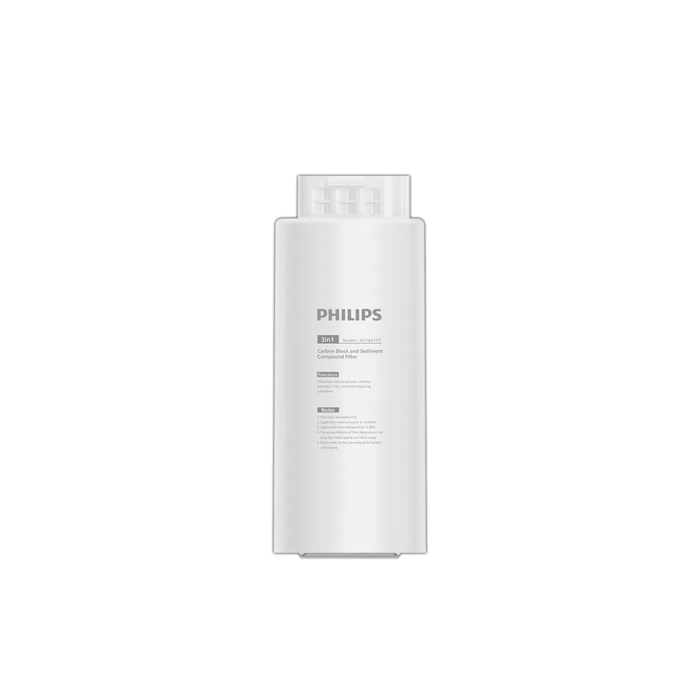【Philips 飛利浦】三合一前置複合濾心 AUT601CF (AUT7063適用) 2年更換