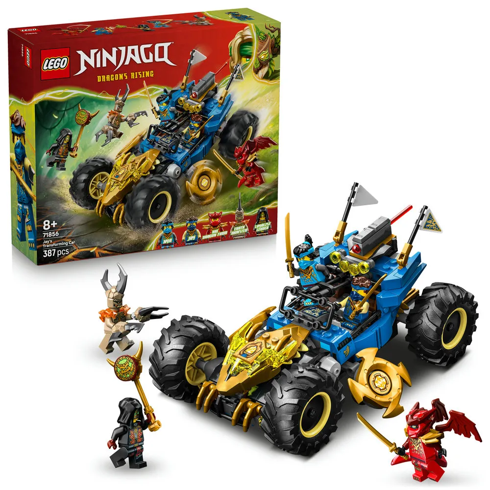 【LEGO 樂高】旋風忍者系列 71856 阿光的變形汽車(玩具車 忍者遊戲 積木 玩具)