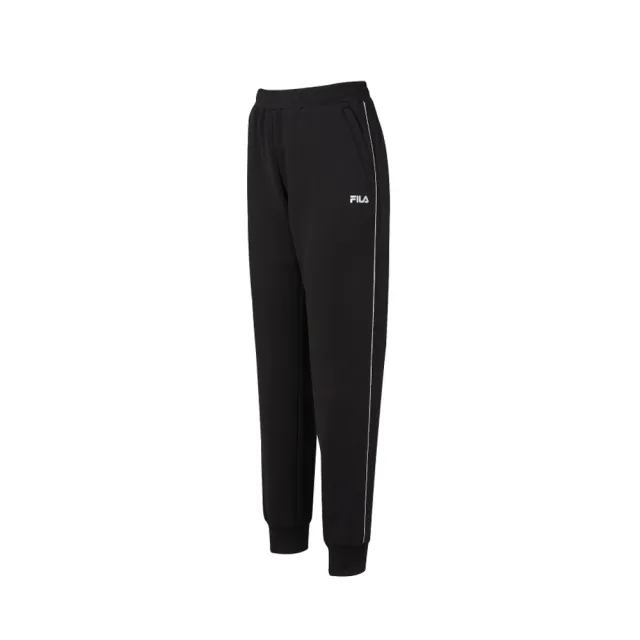 【FILA】女針織長褲-黑色 5PNA-5323-BK