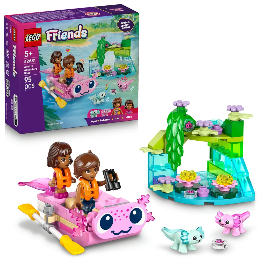 【LEGO 樂高】Friends 42681 六角恐龍冒險船(玩具船 扮家家酒 積木 兒童玩具)