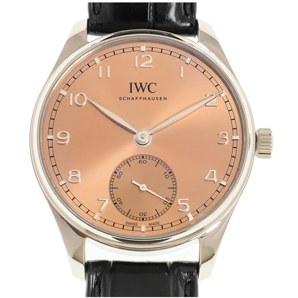 【IWC 萬國錶】Portugieser葡萄牙自動皮帶表x澄色x40.4mm(IW358313)