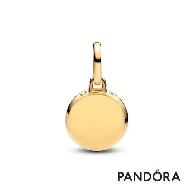 【Pandora 潘多拉】松綠可鐫刻中型吊飾