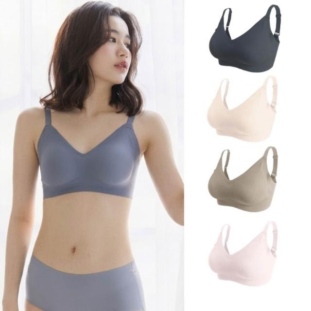 【MarCella 瑪榭】任選3件-包覆加強-無痕無鋼圈內衣-集中美胸-直條款(無痕內衣/女內衣/集中托高)