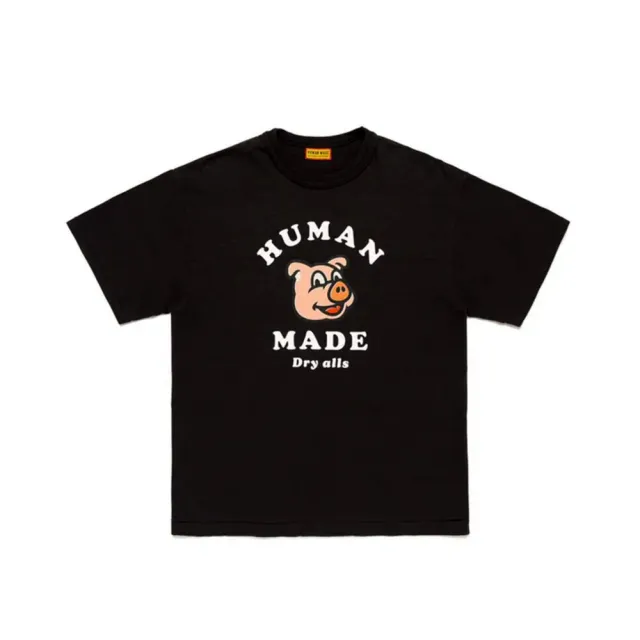 【Human Made】Pig Graphic T-Shirt 小豬短T 短袖 上衣 白/黑 HM32TE03