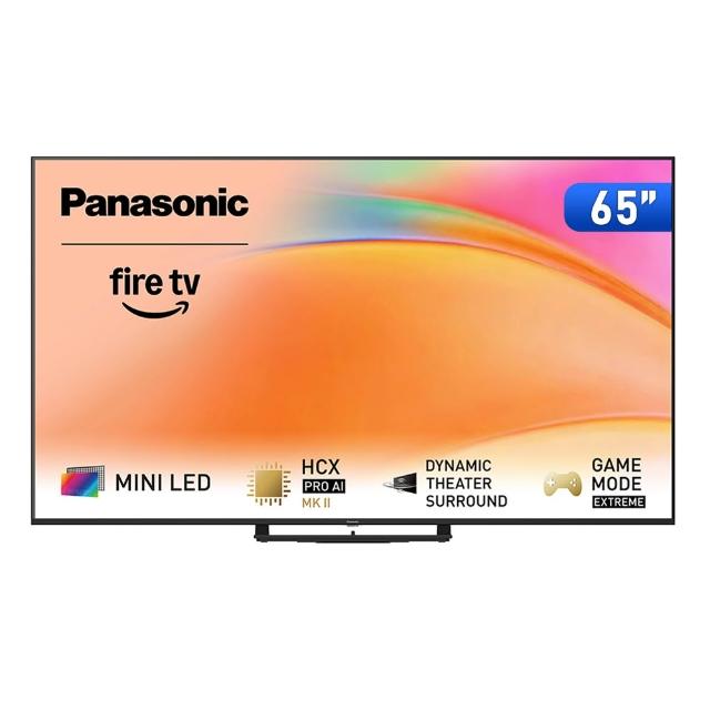 【Panasonic 國際牌】65型4K Mini LED 144Hz聯網顯示器_無視訊盒(TV-65W95BGT)