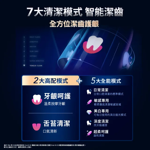 【Oral-B 歐樂B】iO9 微磁電動牙刷-黑/白 兩色可選 頂級口腔照顧
