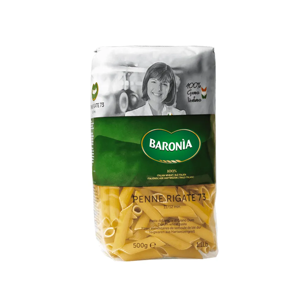 【BARONIA 巴羅尼亞】義大利 尖筆麵 500g