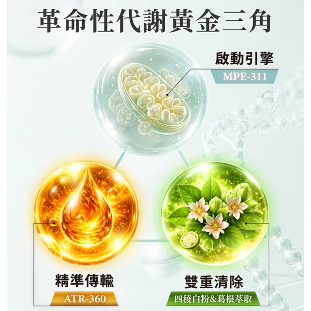 【AmaBios 亞馬生醫】MPE-311激孅粒現16盒(30粒/盒 獨家粒線體代謝科技)
