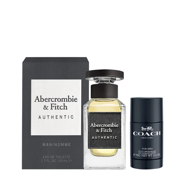 【Abercrombie & Fitch】真我男性淡香水50ml(贈隨機體香膏73g.專櫃公司貨)