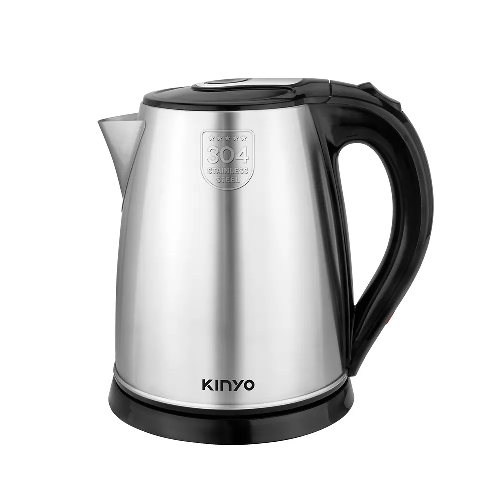 【KINYO】1.5L 304不鏽鋼快煮壺 電熱壺  熱水壺 煮水壺 電茶壺(KIHP-1157)