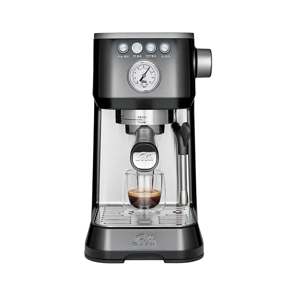 【SOLIS】BARISTA PERFETTA PLUS 家用半自動義式咖啡機(神秘黑)