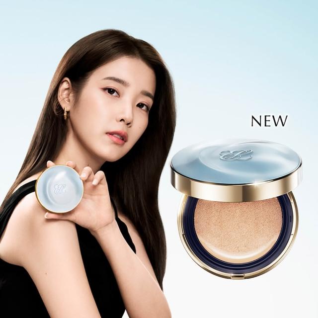【Estee Lauder 雅詩蘭黛】全新上市 粉持久完美鎖妝氣墊粉餅SPF40/PA+++ (寶寶藍氣墊/一盒一蕊)