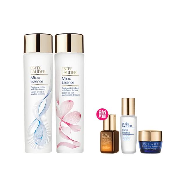 【Estee Lauder 雅詩蘭黛】微分子肌底原生露/櫻花版200ml任選(化妝水/水精華/無酒精)