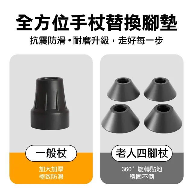 【kurumapop】輔具專用腳套 拐杖頭 拐杖腳墊 助行器腳套 拐杖橡膠頭 登山杖腳套 老人拐杖腳墊 四腳拐杖腳墊