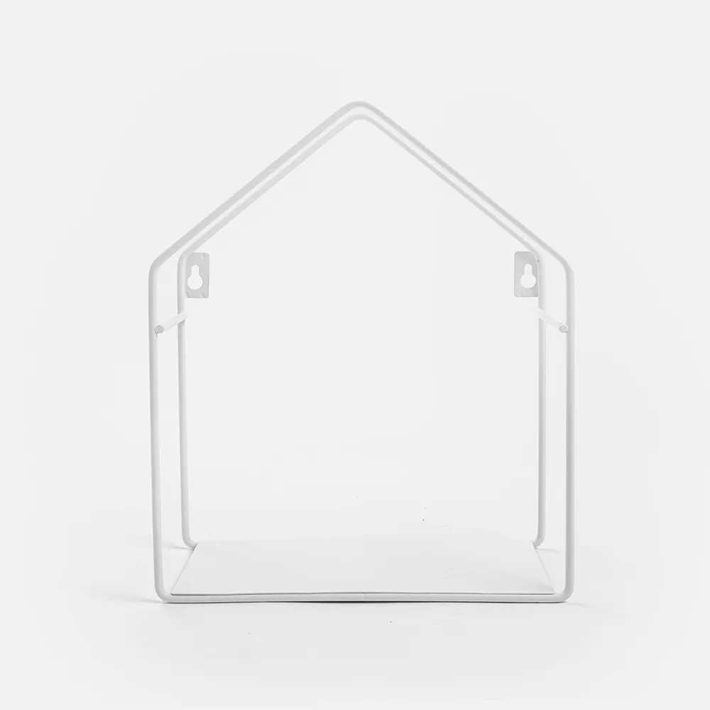 【特力屋】Home Zone 北歐風烤漆裝飾小屋置物架 24x12x29cm