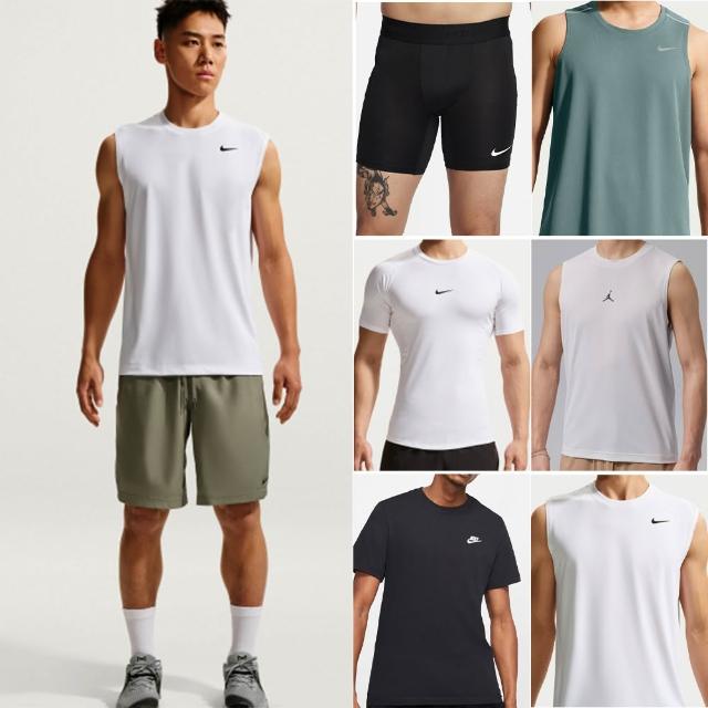 【NIKE 耐吉】服飾短袖 短褲 運動褲 上衣 T恤 背心 運動 休閒 男 女 黑白紫 多款(IB6758010&)