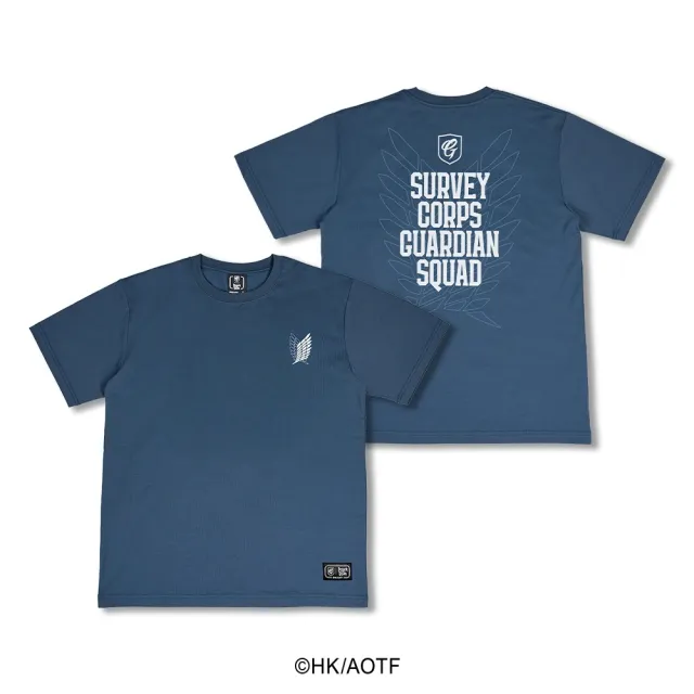 【富邦悍將】進擊的巨人 聯名短TEE(自由之翼款/LOGO款_XS-3XL)