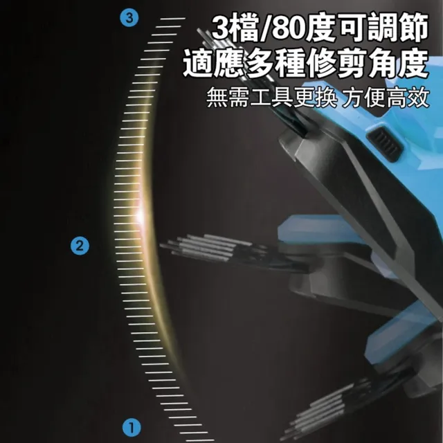 【DOMU 東牧】綠籬機 籬笆機 修剪機 電量顯示 3檔調節 剪草修枝兩用 鋰電數顯綠籬機（十五節一電）堅固塑箱