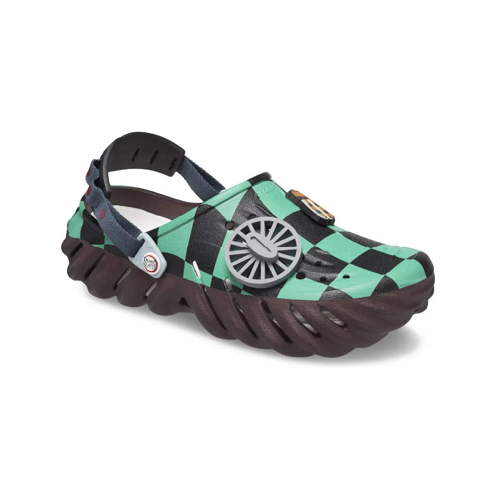 【Crocs】中性鞋 鬼滅之刃-炭治郎 Echo Clog 波波克駱格 聯名洞洞鞋(209317-2ZH)