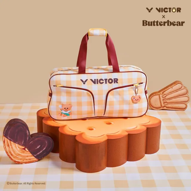 【VICTOR 勝利體育】VICTOR x Butterbear聯名系列矩形包(BR5654BTB E 蜂蜜黃)
