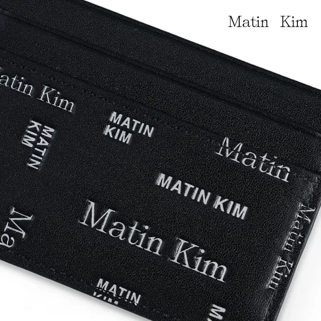 【MATIN KIM】官方旗艦 MATIN滿版LOGO卡夾(多款任選)