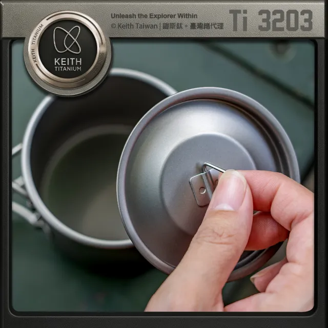 【Keith】鎧斯鈦單層鈦杯 400ml / Ti3203 純鈦杯子 鈦金屬杯 登山鈦杯 露營杯鈦水杯 馬克杯隨行杯