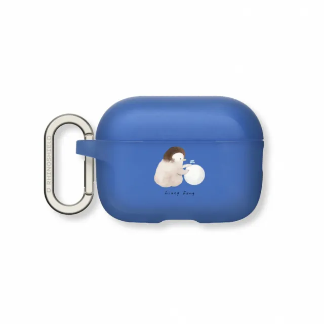 【RHINOSHIELD 犀牛盾】AirPods Pro2/Pro/第3/2/1代 無線耳機保護殼/涼丰系列-小企鵝滾雪球(涼丰)