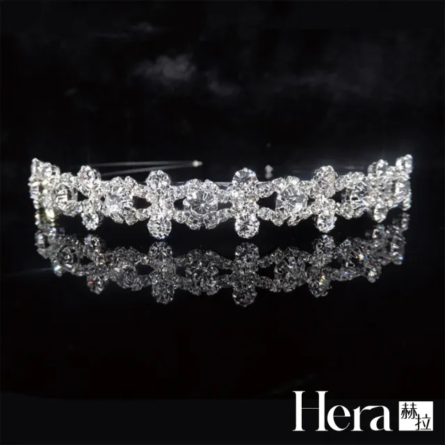 【HERA 赫拉】ll現貨ll甜美新娘韓版時尚水鑽珍珠裝飾髮箍/頭飾(現貨瘋搶中)