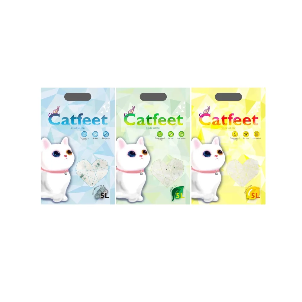 【CatFeet】消臭水晶貓砂 5L*6包組(水晶貓砂)