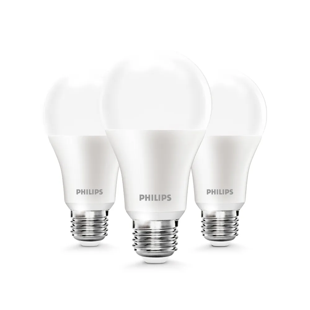【Philips 飛利浦】4入組｜13W 易省燈泡 E27燈泡 G3(無藍光、長壽命、高光效、照度均勻、E27燈頭)
