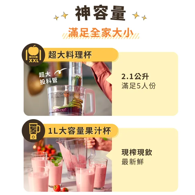 【Philips 飛利浦】抽UX20戰鬥陀螺_廚神料理機/調理機800W旗艦版_HR7510/02