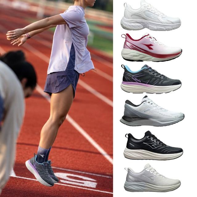【DIADORA】女鞋 男鞋 運動鞋 跑步鞋 輕量慢跑鞋 健走鞋(網路獨家款)