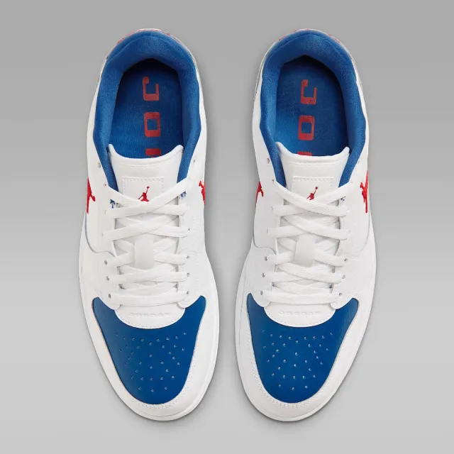 【NIKE 耐吉】JORDAN COURT CONNECT LOW 白藍色 休閒鞋 喬丹 穿搭 運動鞋 男款 IQ5698-104