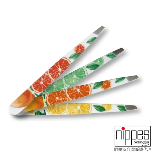 【Nippes Solingen 尼佩斯索林根】nippes德國不鏽鋼精密斜口鑷子(曜黃蜜橙/盛夏紅柚/翠綠青檸)