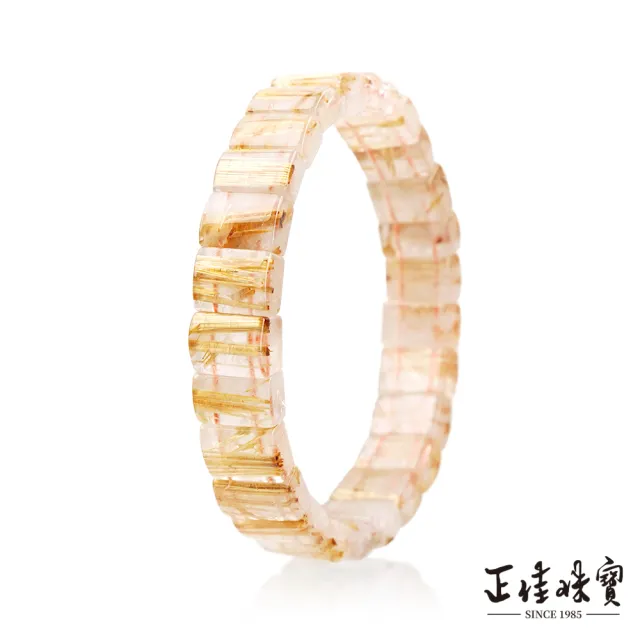 【正佳珠寶】金鈦晶 高品版絲老礦包裹鈦 35.6g 金鈦晶手排