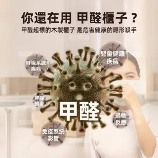 【靚白家居】無甲醛收納衣櫃碳鋼大容量 100CM S591(防塵衣櫥 四門收納櫃 更衣室衣帽架 兩門衣櫃)