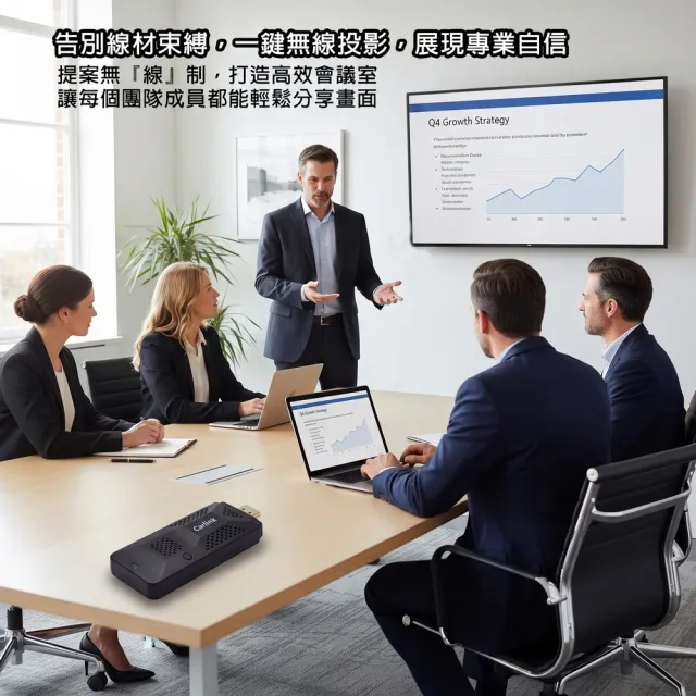 【DW 達微科技】Carlink 5G雙頻 HDMI無線影音傳輸器(適用微軟 安卓)(附4好禮)