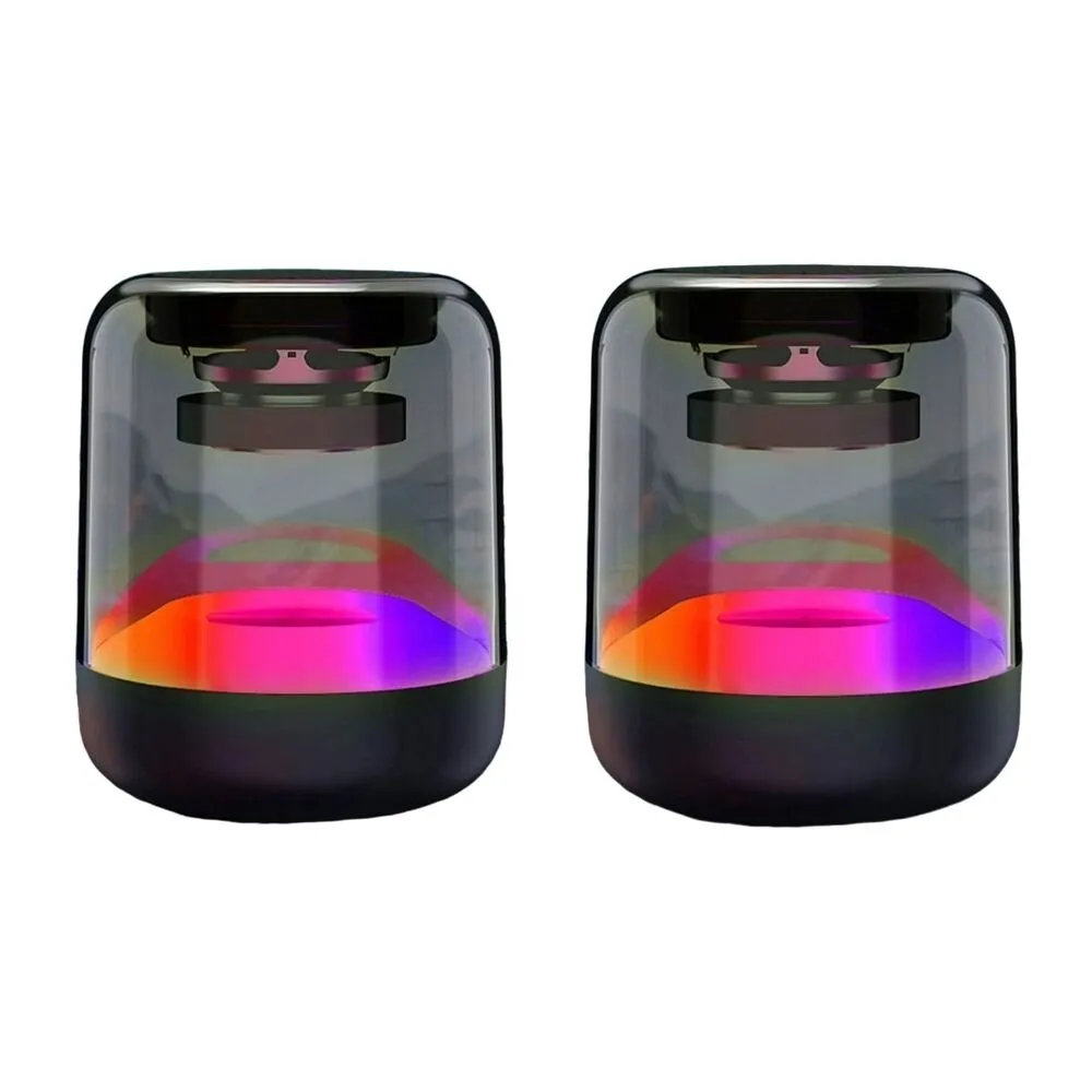 【CYBER】沈浸式劇場TWS音響組合 一組2入(重磅低音砲 獨立環繞音場 藍芽音響喇叭)