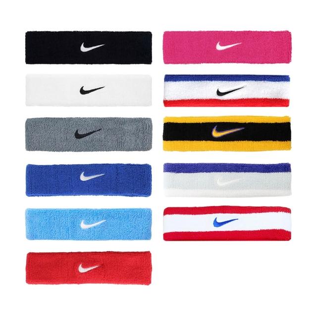 【NIKE 耐吉】頭帶 SWOOSH CLASSIC (運動頭帶 止汗頭帶 運動髮帶 毛巾材質 柔軟 吸汗 乾爽 多色)